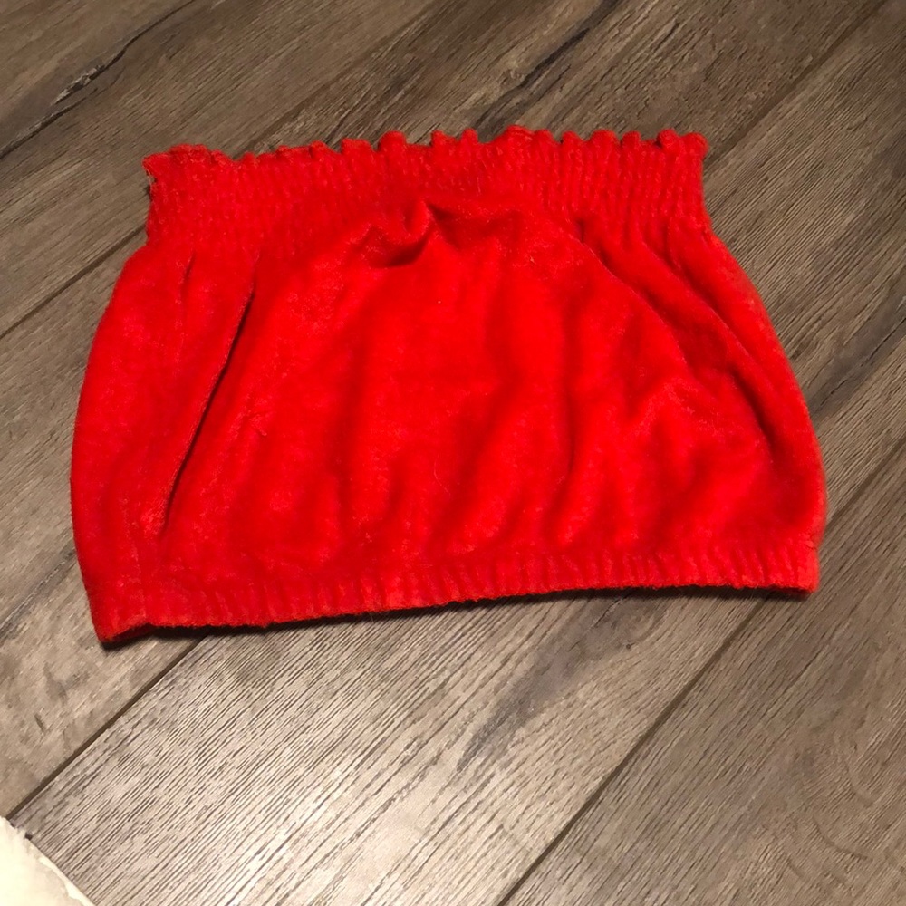 Comfy Towel Material Crop Top